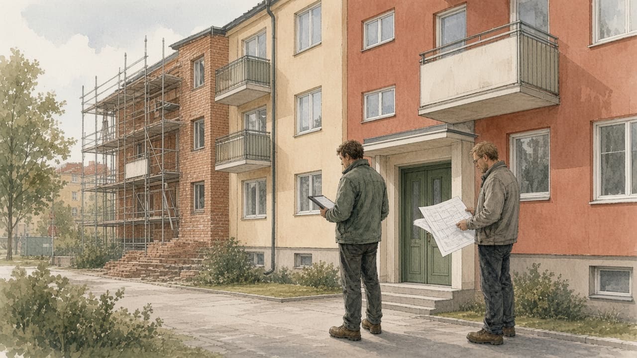 Efterbesiktning och fortsatt slutbesiktning
